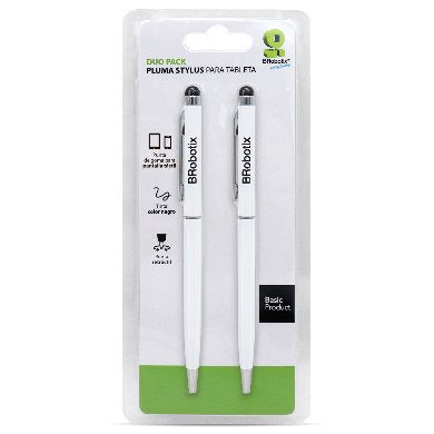 Pluma Stylus Tablet Duopk BROBOTIX 6000397 - Vista 2