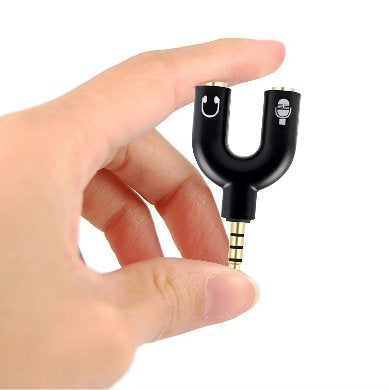 Adaptador Stereo 3.5 mm Macho a Dual 3.5 mm H BROBOTIX 181802-2 - Vista 4
