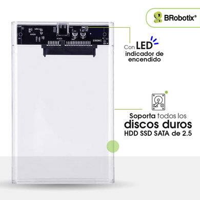 Gabinetes para Discos Duros BROBOTIX 6007587 - Vista 2