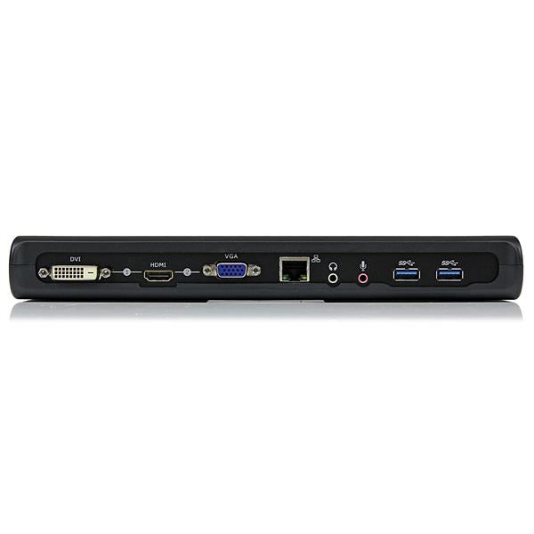 Replicador de Puertos StarTech.com USB3SDOCKHDV - Vista 2