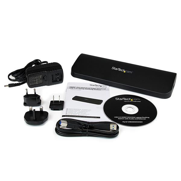 Replicador de Puertos StarTech.com USB3SDOCKHDV - Vista 4