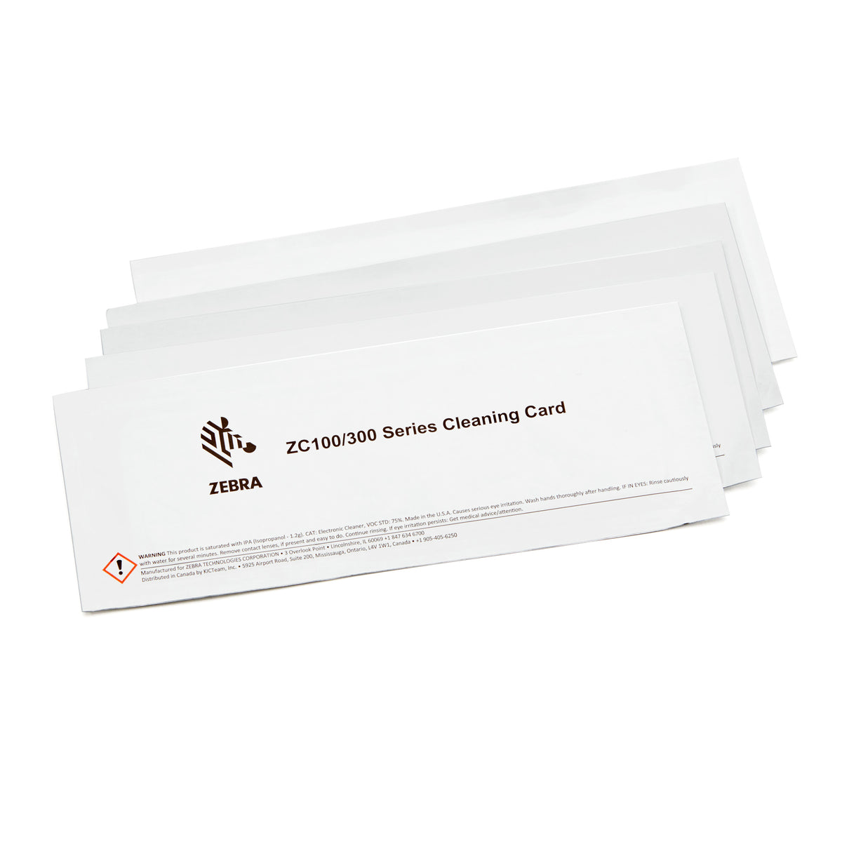 Kit de Limpieza para Impresora de Credenciale ZEBRA 105999-311-01 - Vista 2