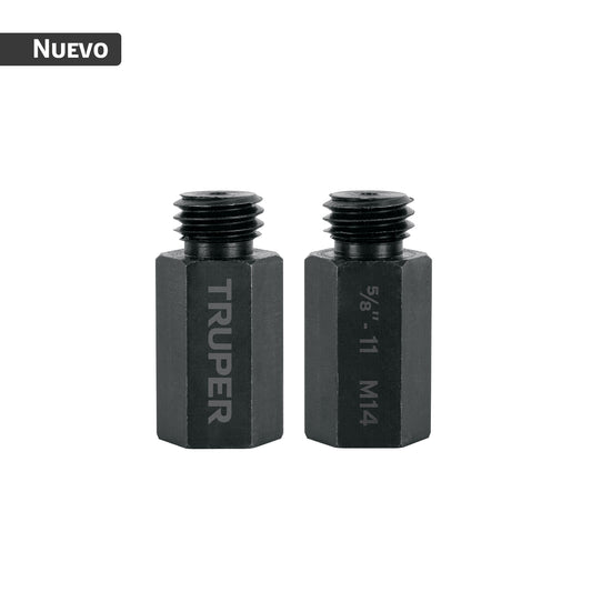 Adaptadores para pulidoras M14 a 5/8', 2 piezas, TRUPER