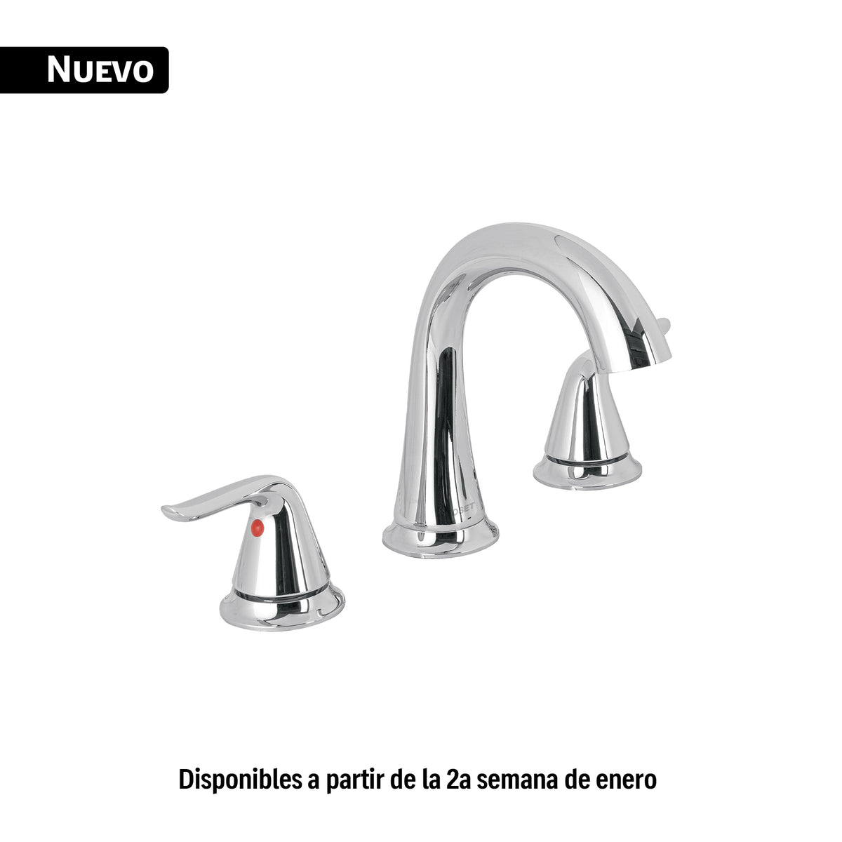 Mezcladora lavabo taladros separados, cromo, FOSET AERO