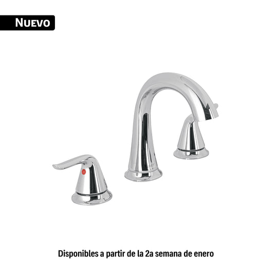 Mezcladora lavabo taladros separados, cromo, FOSET AERO