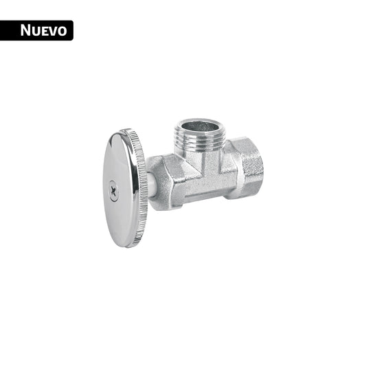 Llave angular de 1/2', de compresión, BASIC
