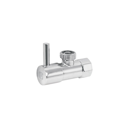 Llave angular, 1/4 vuelta, sin contratuerca, maneral palanca