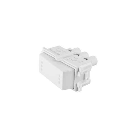 Interruptor de 3 vías, línea Italiana, color blanco, Volteck
