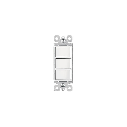 Interruptor triple, línea Classic, Volteck