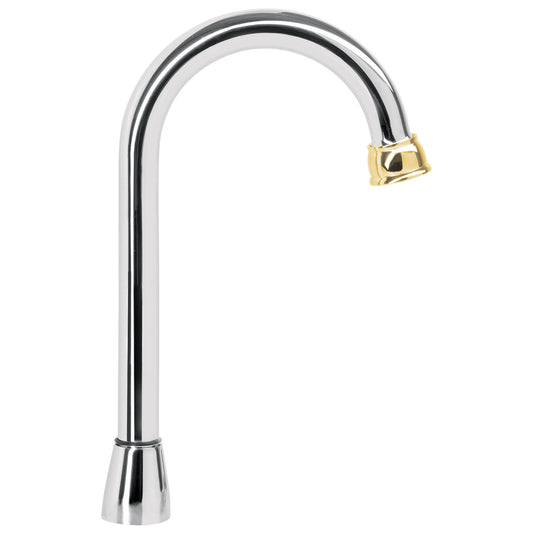 Cuello tipo bar para mezcladora de lavabo, cromo-oro, Aqua