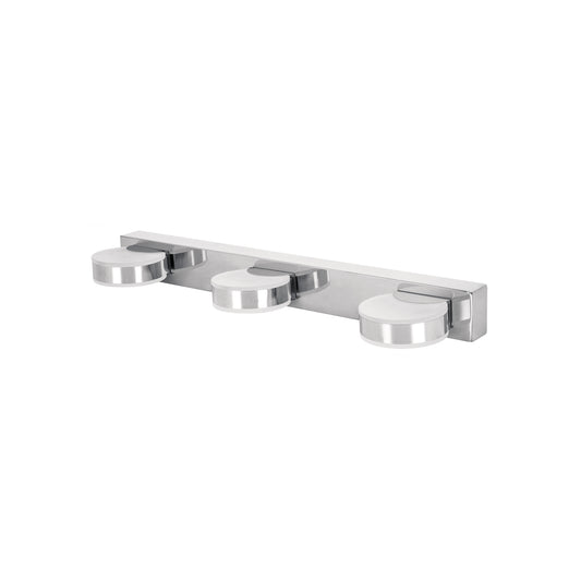 Arbotante decorativo de LED 10 W con 3 spots para baño