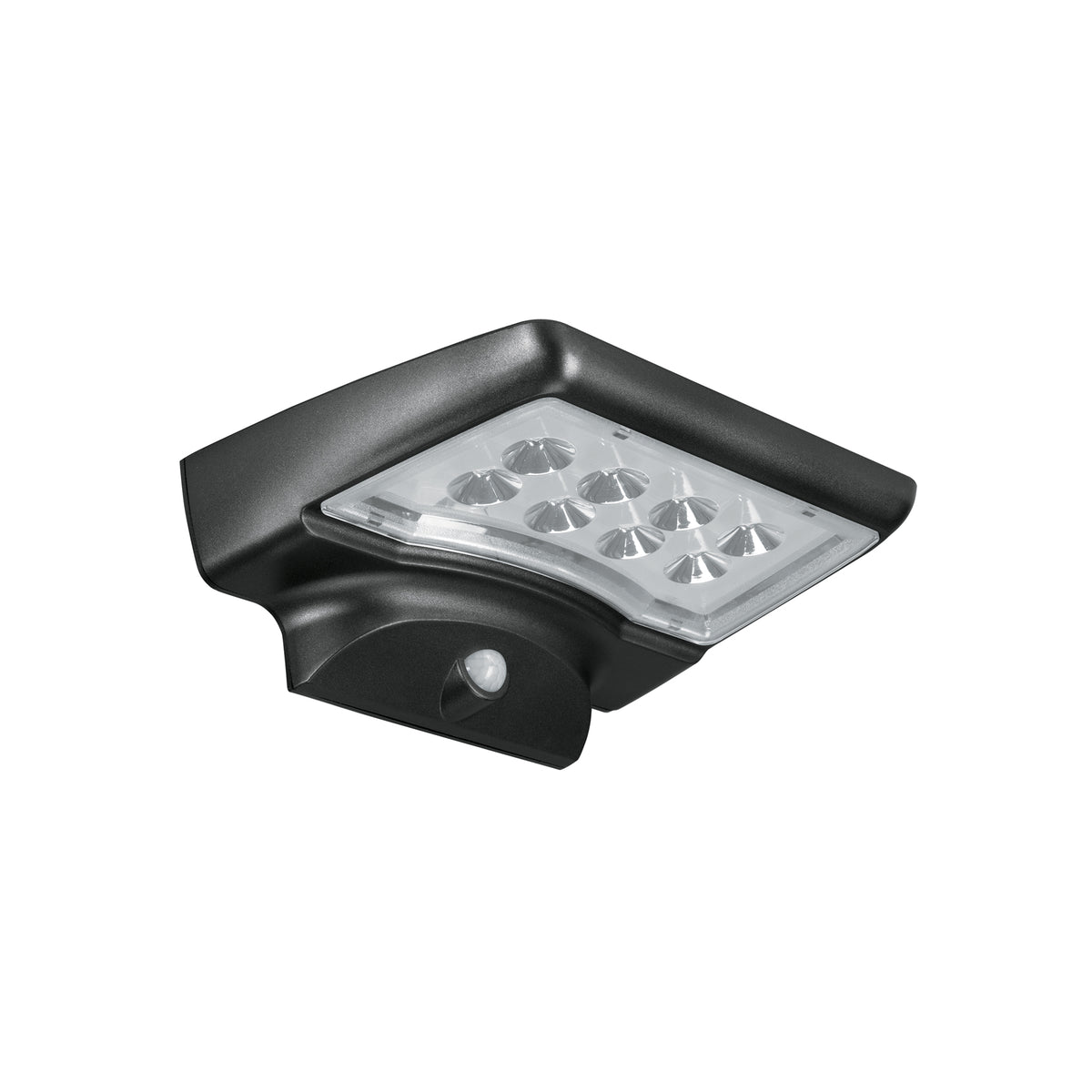 Arbotante solar LED 4 W con sensor de movimiento, Volteck