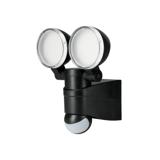 Arbotante LED 12 W negro con sensor de movimiento, Volteck