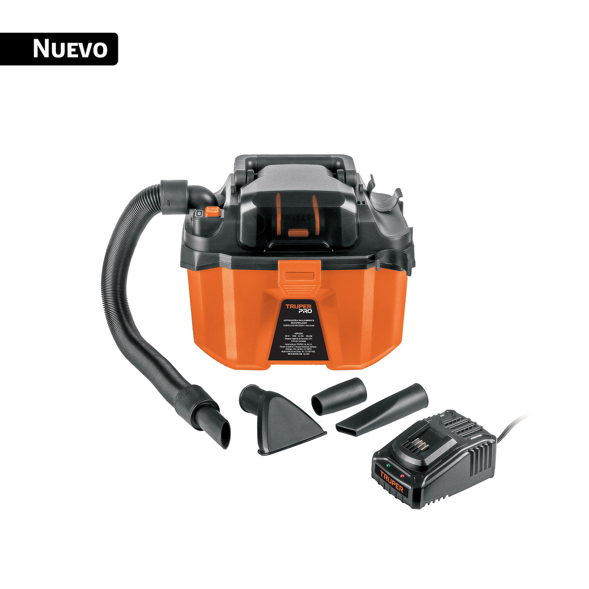 Aspiradora, 20V, 1 batería 2Ah, PRO