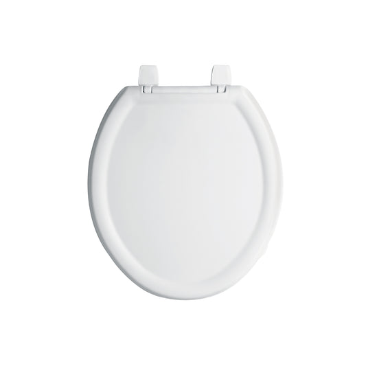 Asiento redondo ligero con tapa para WC, blanco, FOSET BASIC