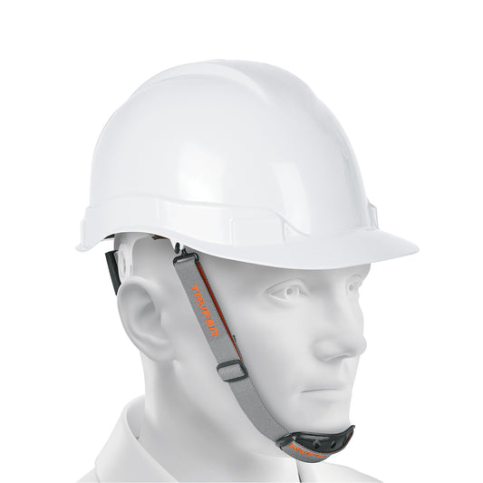 Barboquejo con barbilla para casco de seguridad industrial