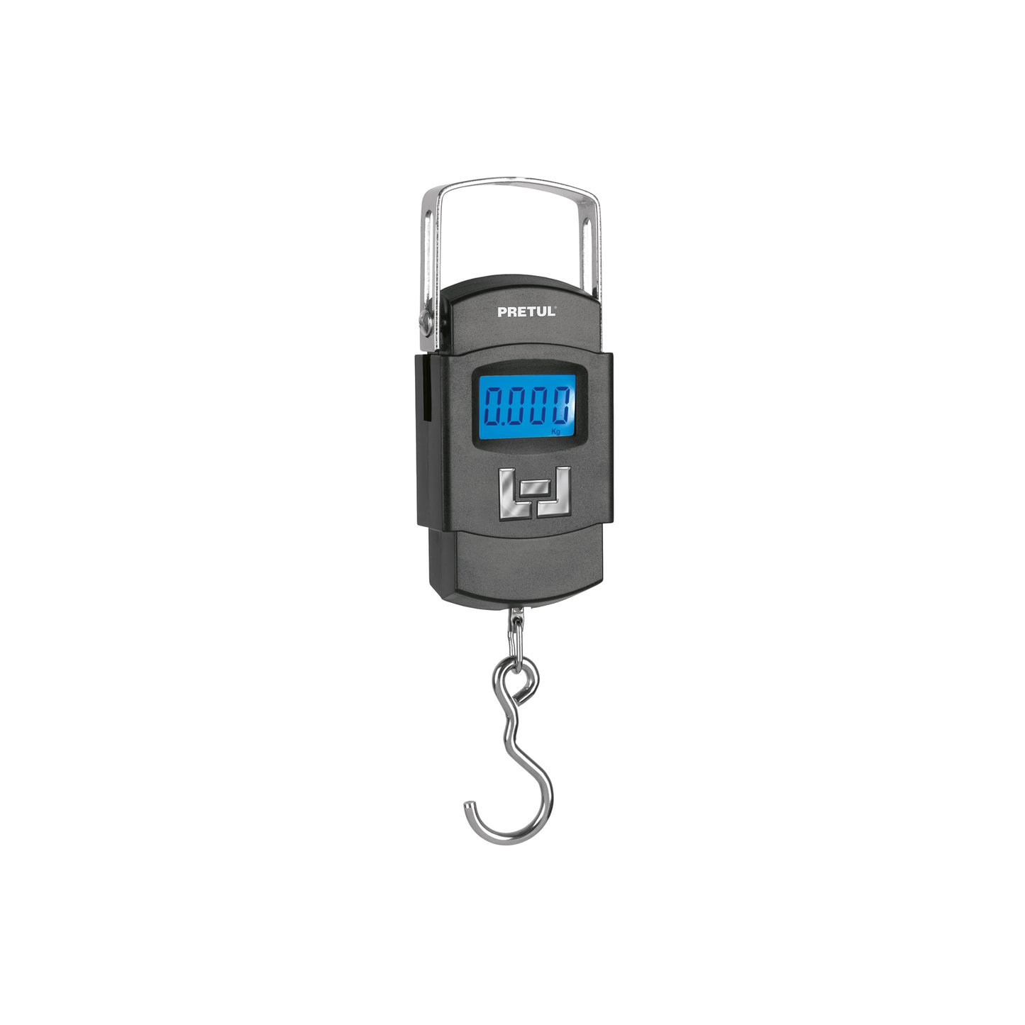 Báscula electrónica colgante, de pilas, 50 kg, Pretul