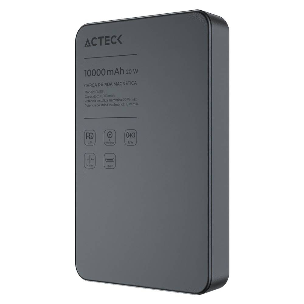 Power banks ACTECK ENERGON GO SLIM CORE PM70 - Vista 2