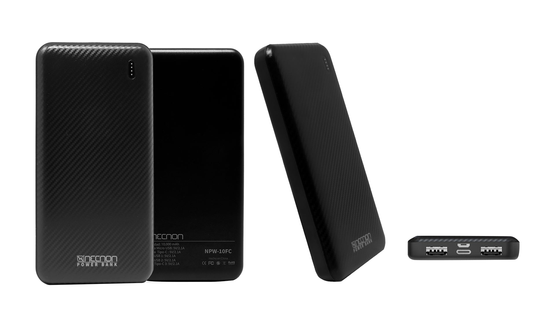 Power bank NECNON NPW-10FC - Vista 2