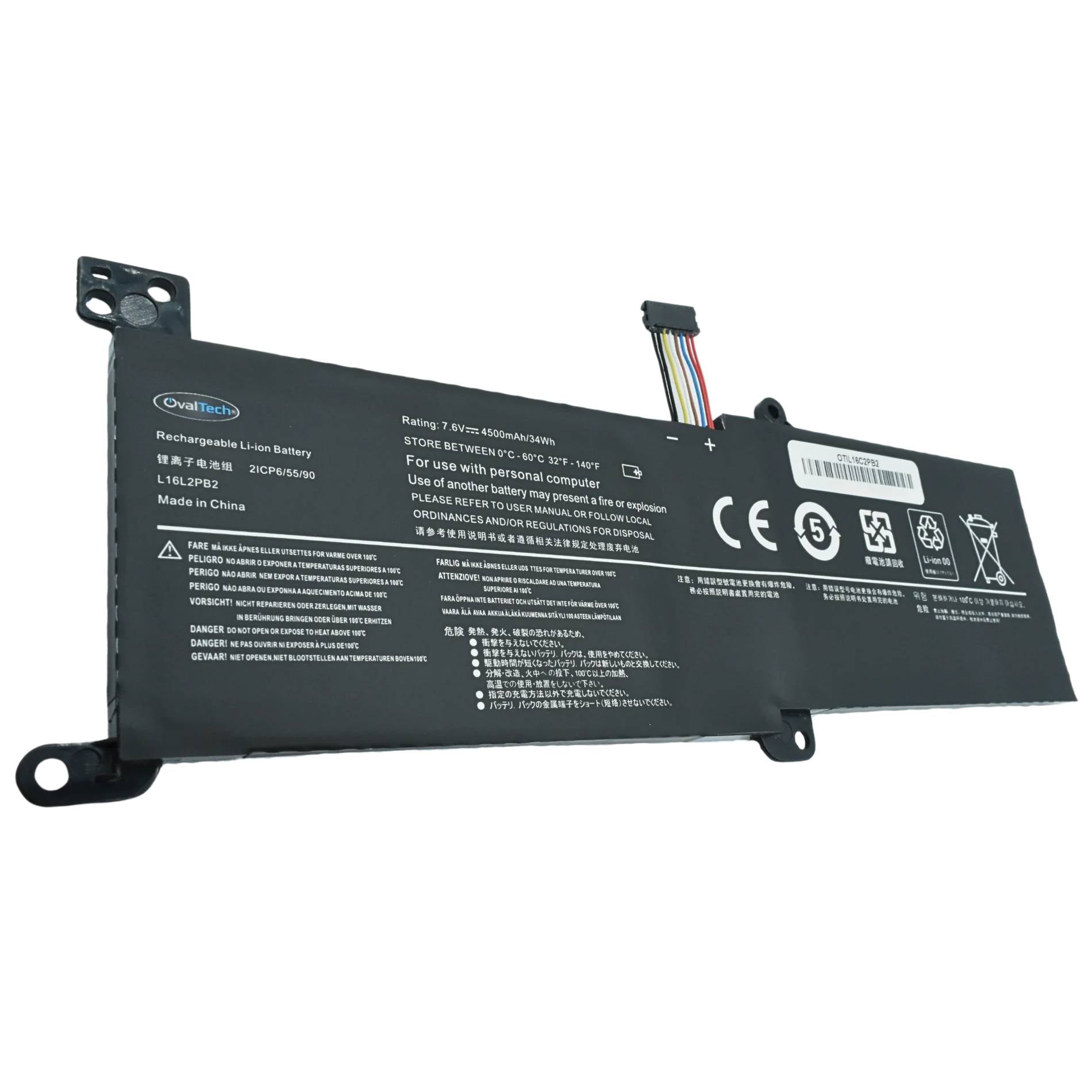 Baterias para Laptops OVALTECH OTIL16C2PB2 - Vista 2