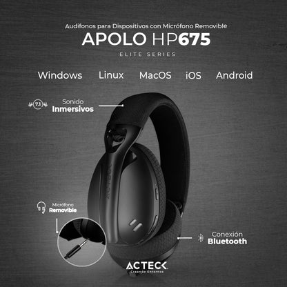 Auriculares ACTECK HP675 - Vista 4