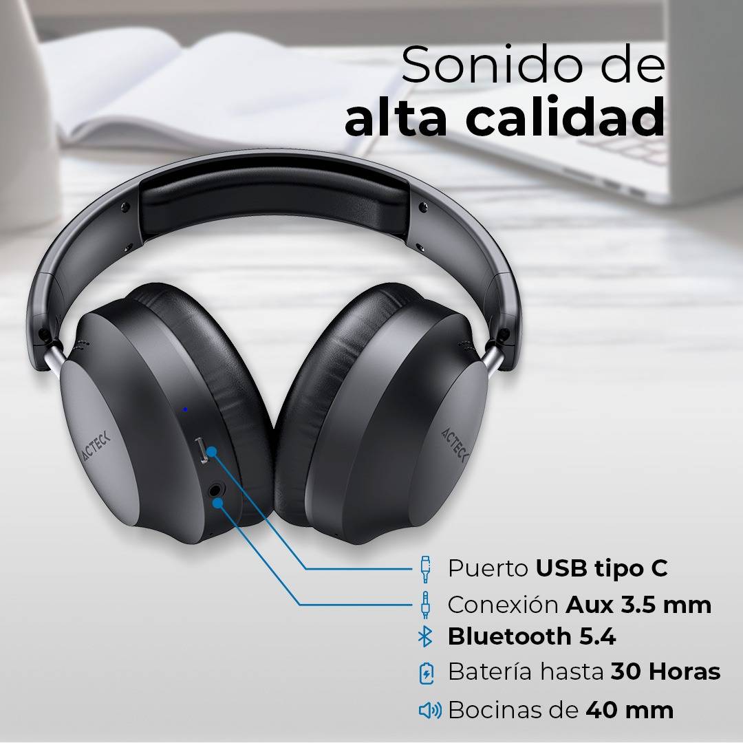 Diademas ACTECK HP636 - Vista 3