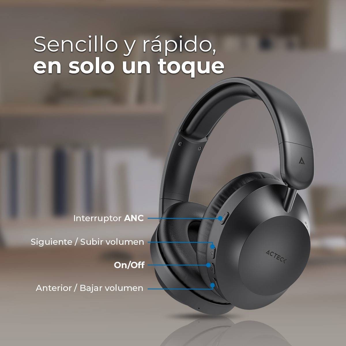 Diademas ACTECK HP636 - Vista 4