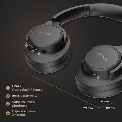 Diademas ACTECK HP750 - Vista 3