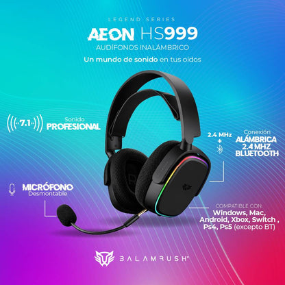Auriculares Balam Rush HS999 - Vista 2