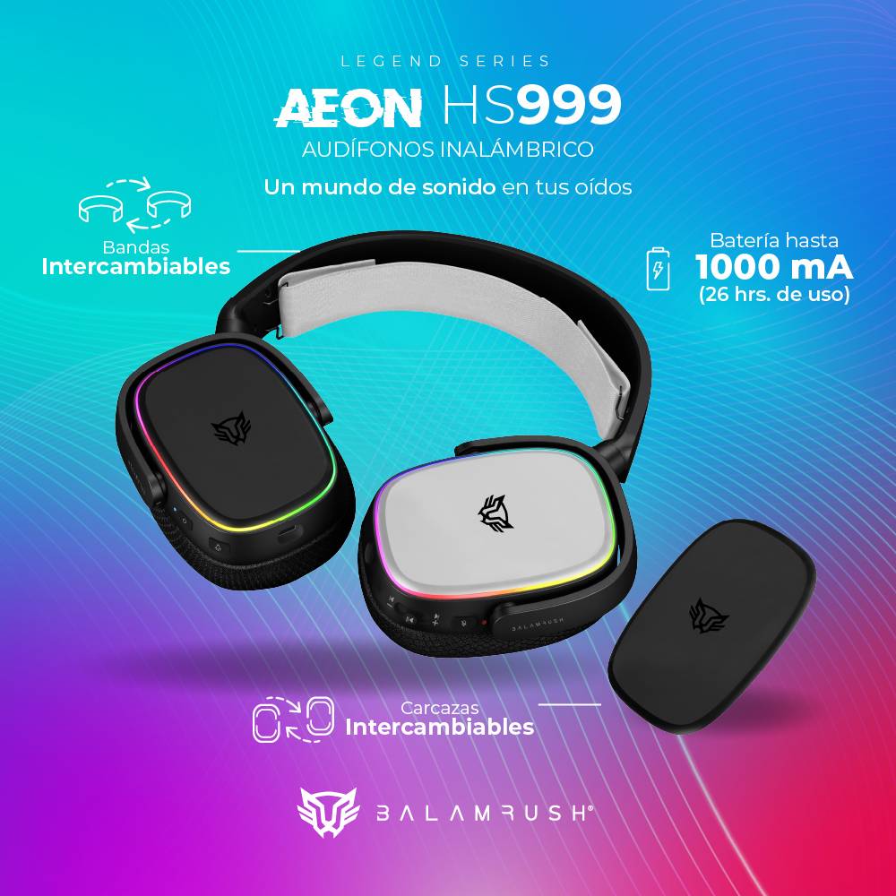 Auriculares Balam Rush HS999 - Vista 3