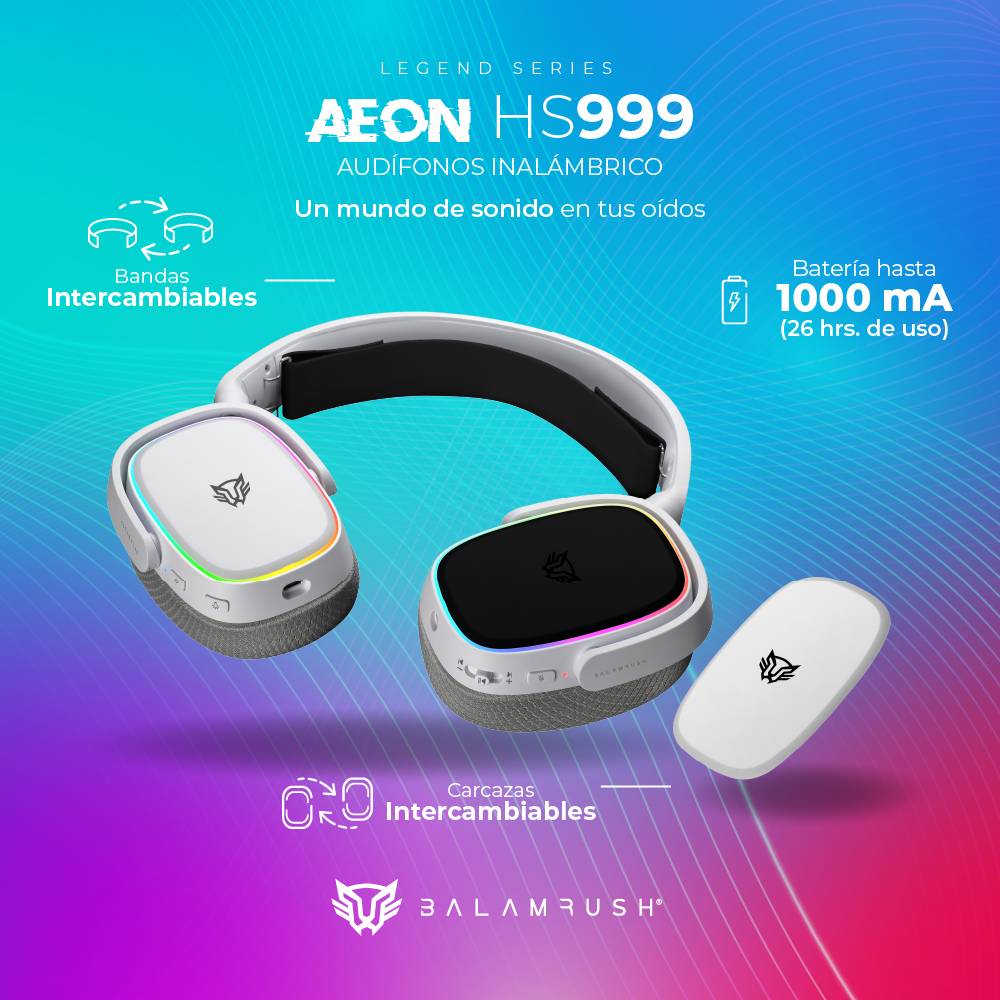 Auriculares Balam Rush HS999 - Vista 3