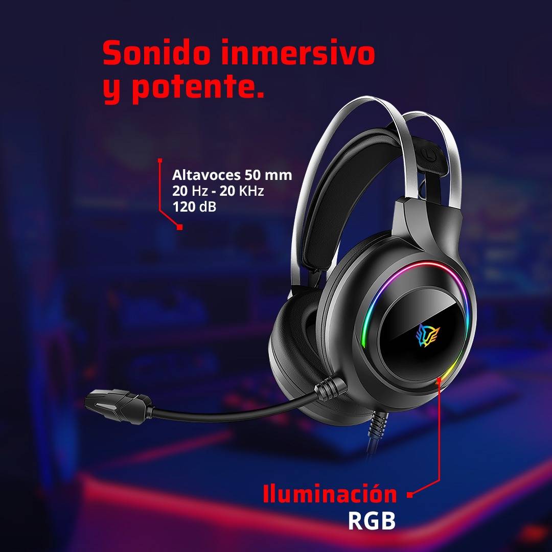 Diademas Gaming Balam Rush BR-941204 - Vista 3