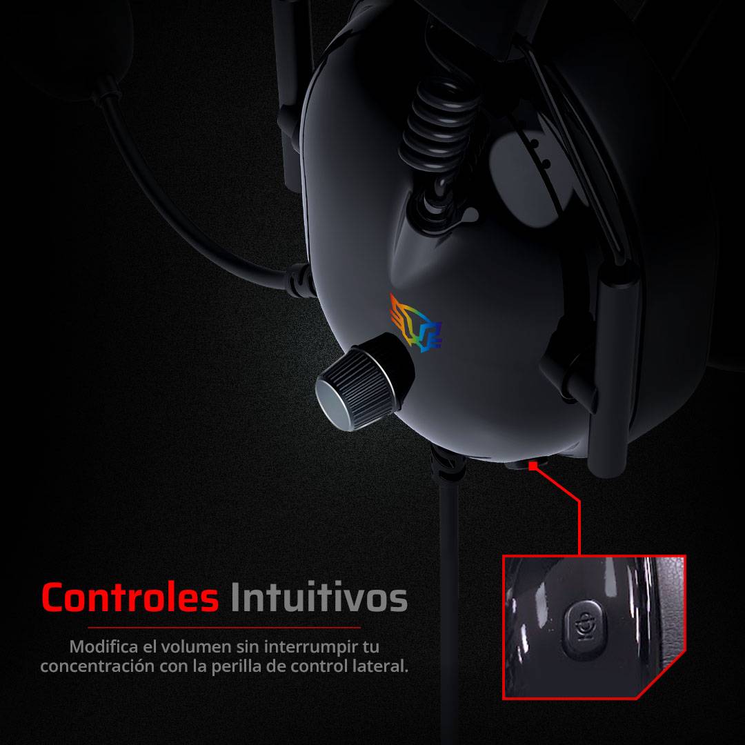 Diademas Gaming Balam Rush HA757 - Vista 4