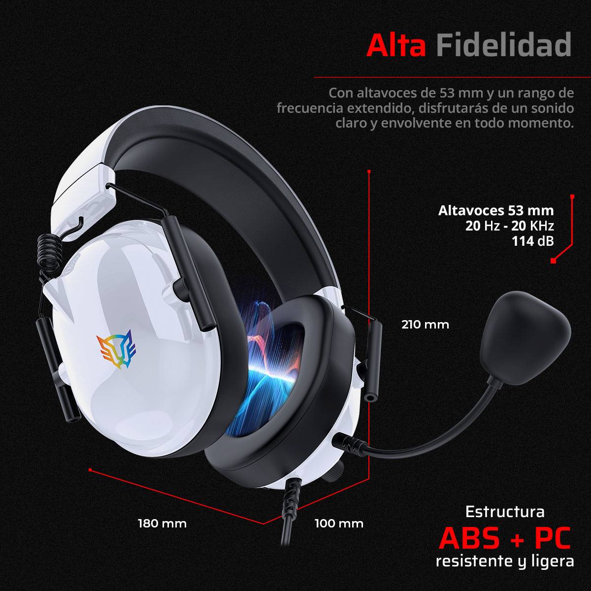 Diademas Gaming Balam Rush HA757 - Vista 3