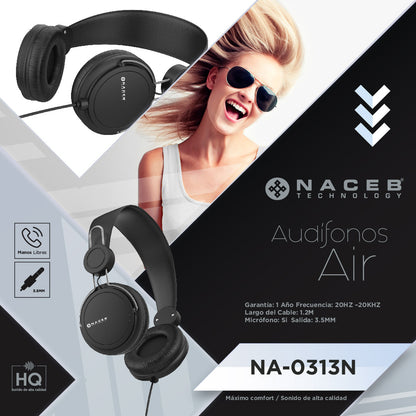 Diadema Naceb Technology NA-0313N - Vista 5