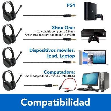 Audifonos Gamer BROBOTIX 651305 - Vista 5
