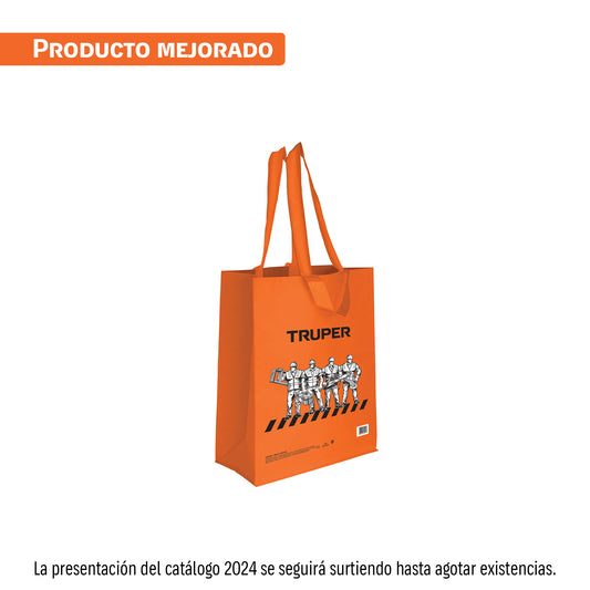 Bolsa ecológica naranja de 38 x 49 cm, Truper