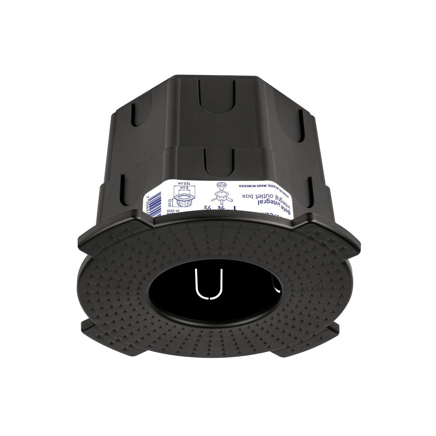 Bote integral de 12 cm, aro interno de 8 cm, Volteck