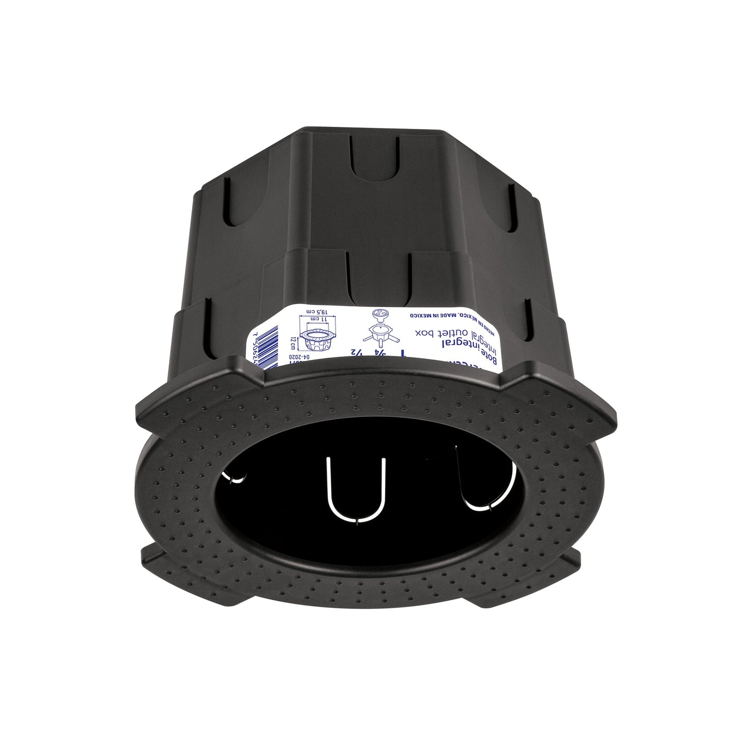 Bote integral de 12 cm, aro interno de 11 cm, Volteck