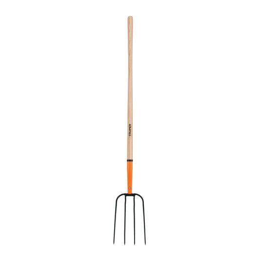 Bieldo para paja, 4 dientes, mgo largo 48', TRUPER