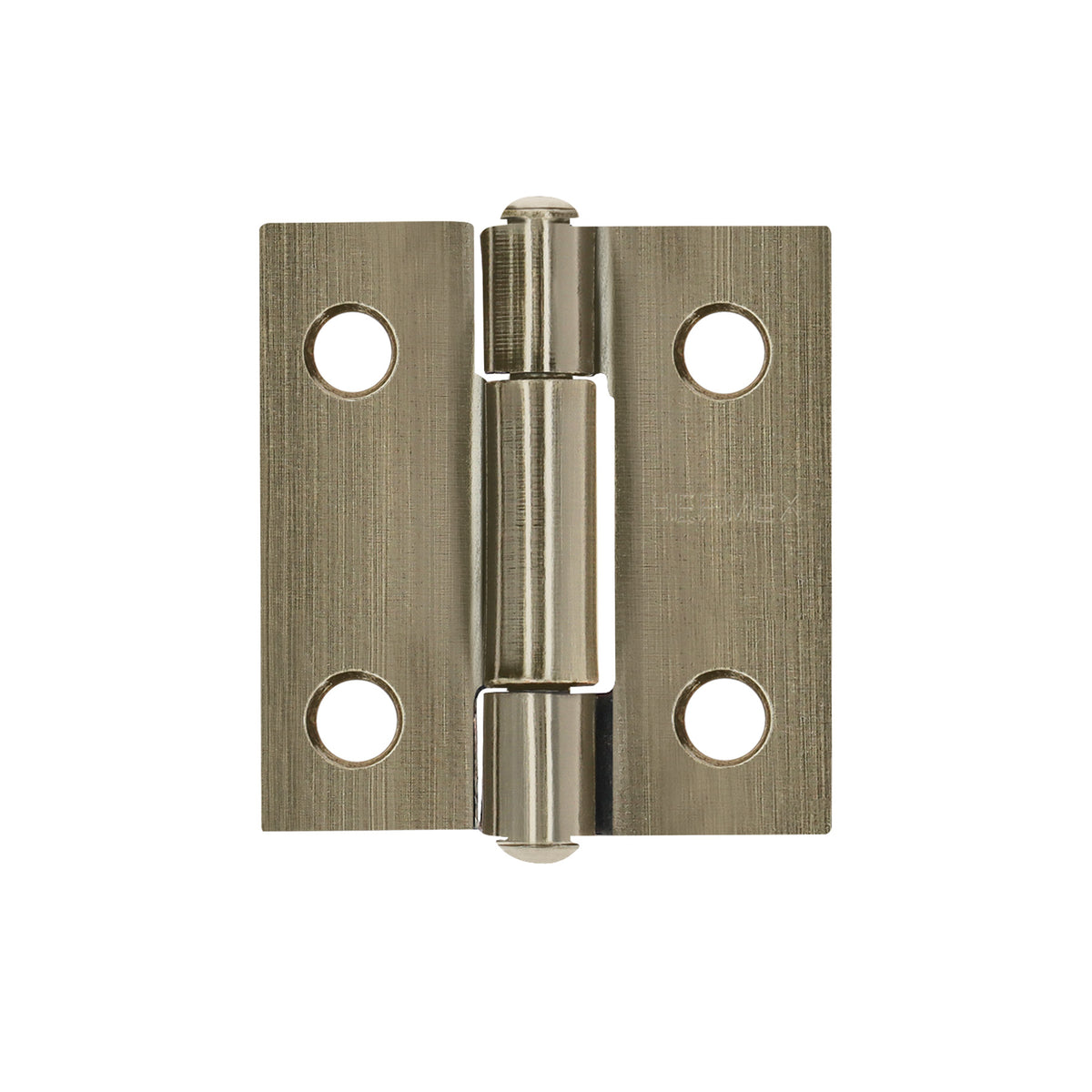 Bisagra rectangular 1' latón antiguo, HERMEX