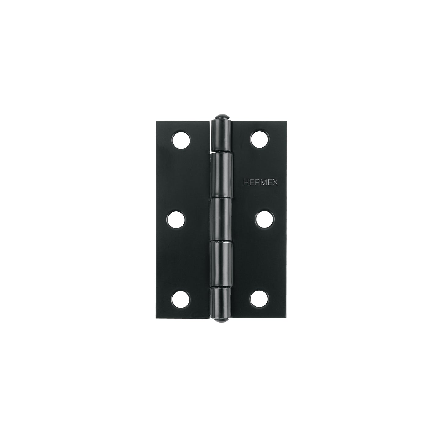 Bisagra rectangular 3' negra, HERMEX