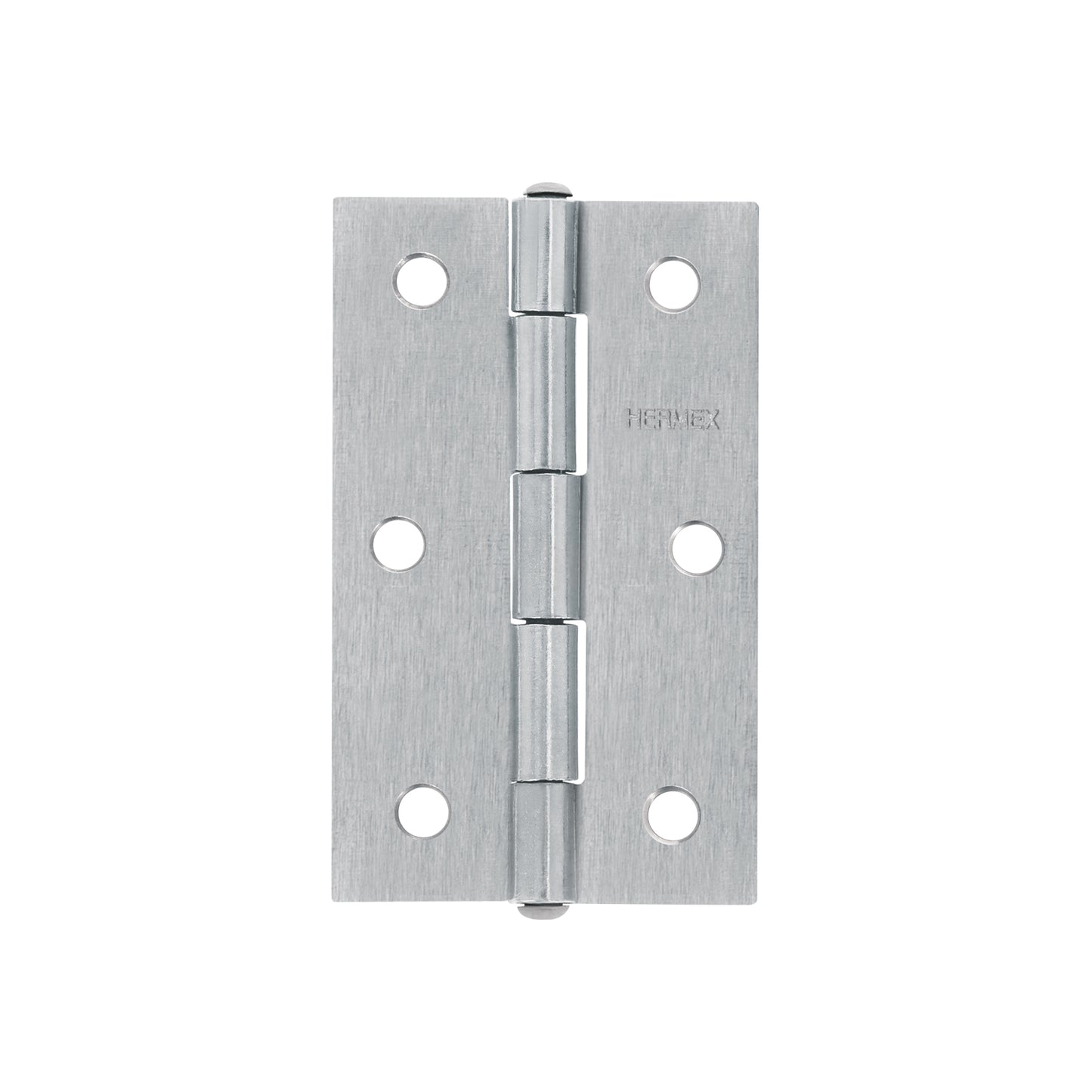 Bisagra rectangular 3-1/2' acero pulido, HERMEX