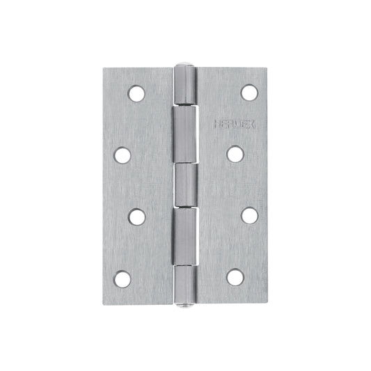 Bisagra rectangular 4' acero pulido, HERMEX