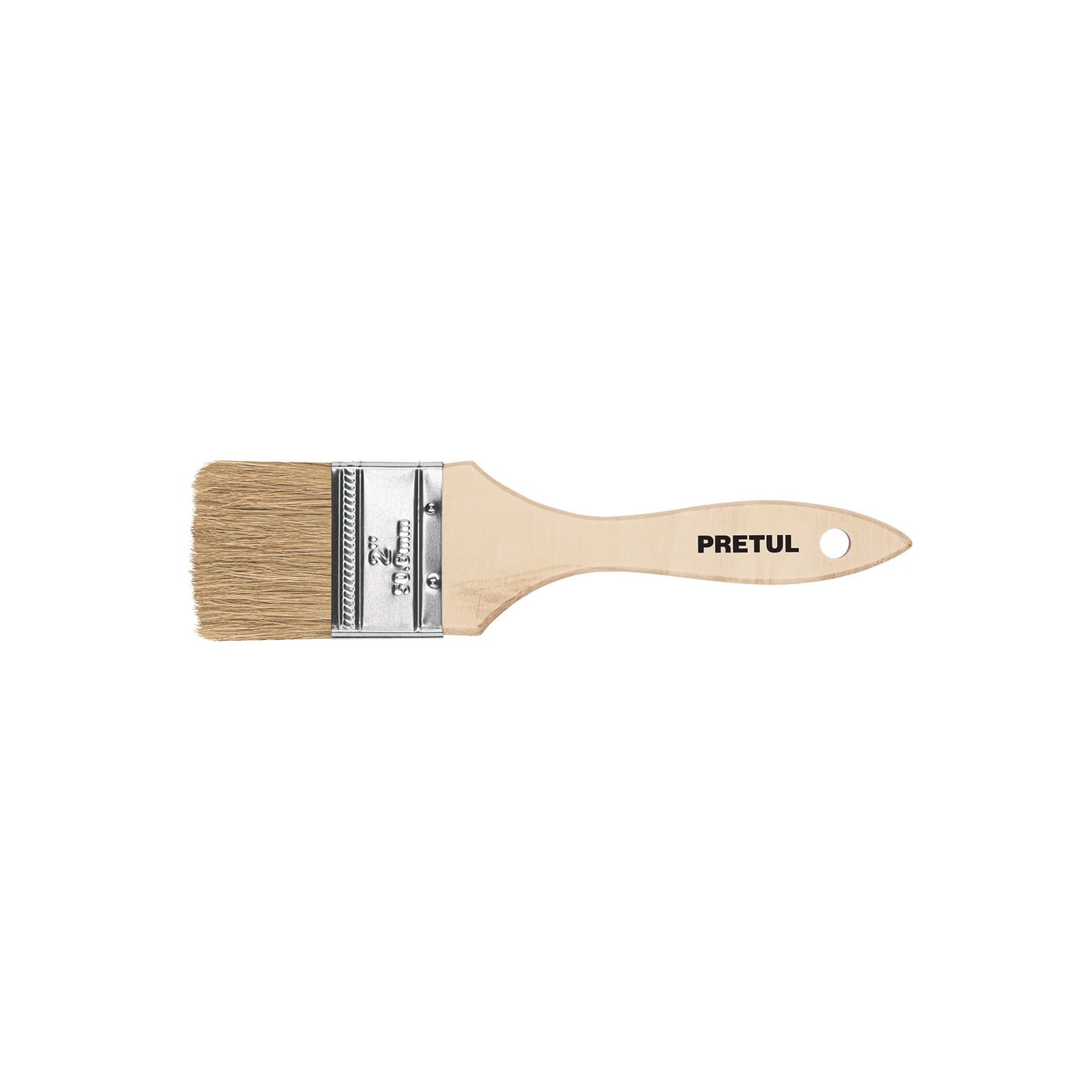 Brocha uso general de 2' con mango de madera, Pretul