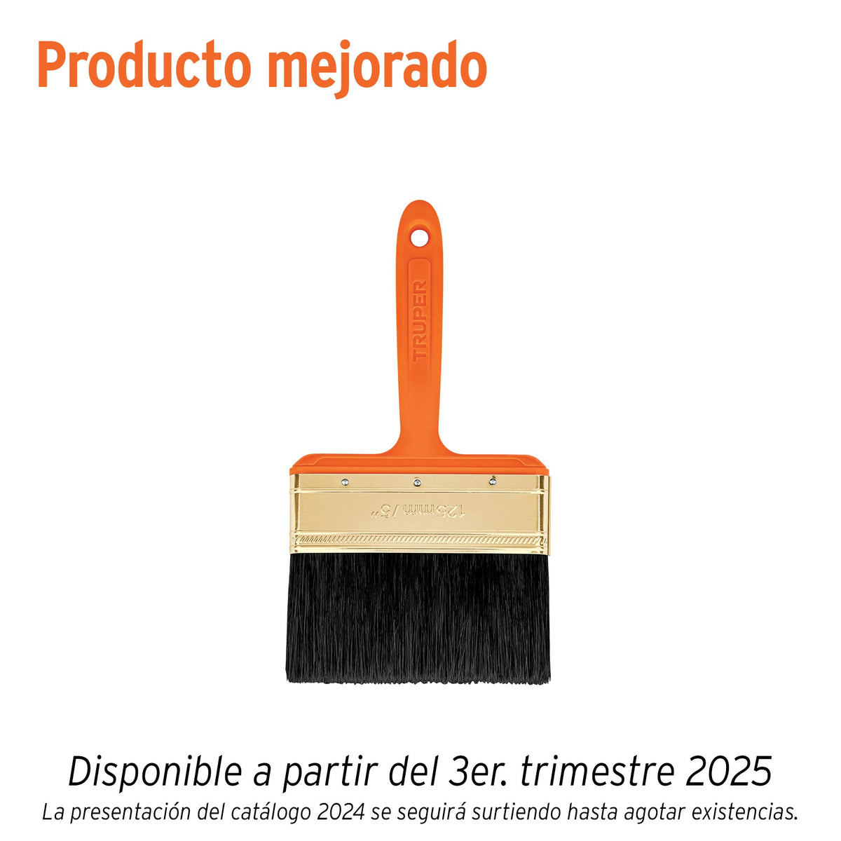 Brocha profesional de 5' con mango de plástico, Truper
