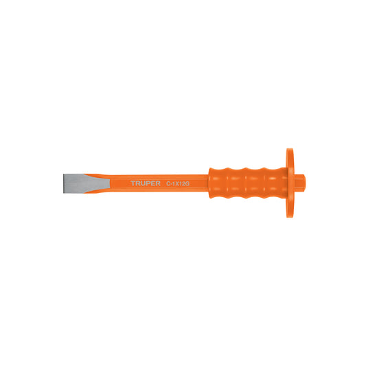 Cincel de corte frío 1 X 12' con grip, Truper