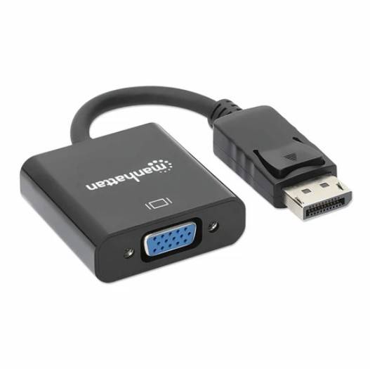 Adaptador Displayport a VGA MANHATTAN 151962 - Vista 2