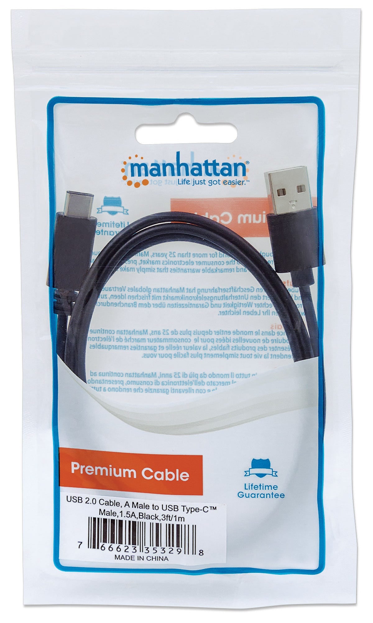 Cable USB MANHATTAN 353298 - Vista 5