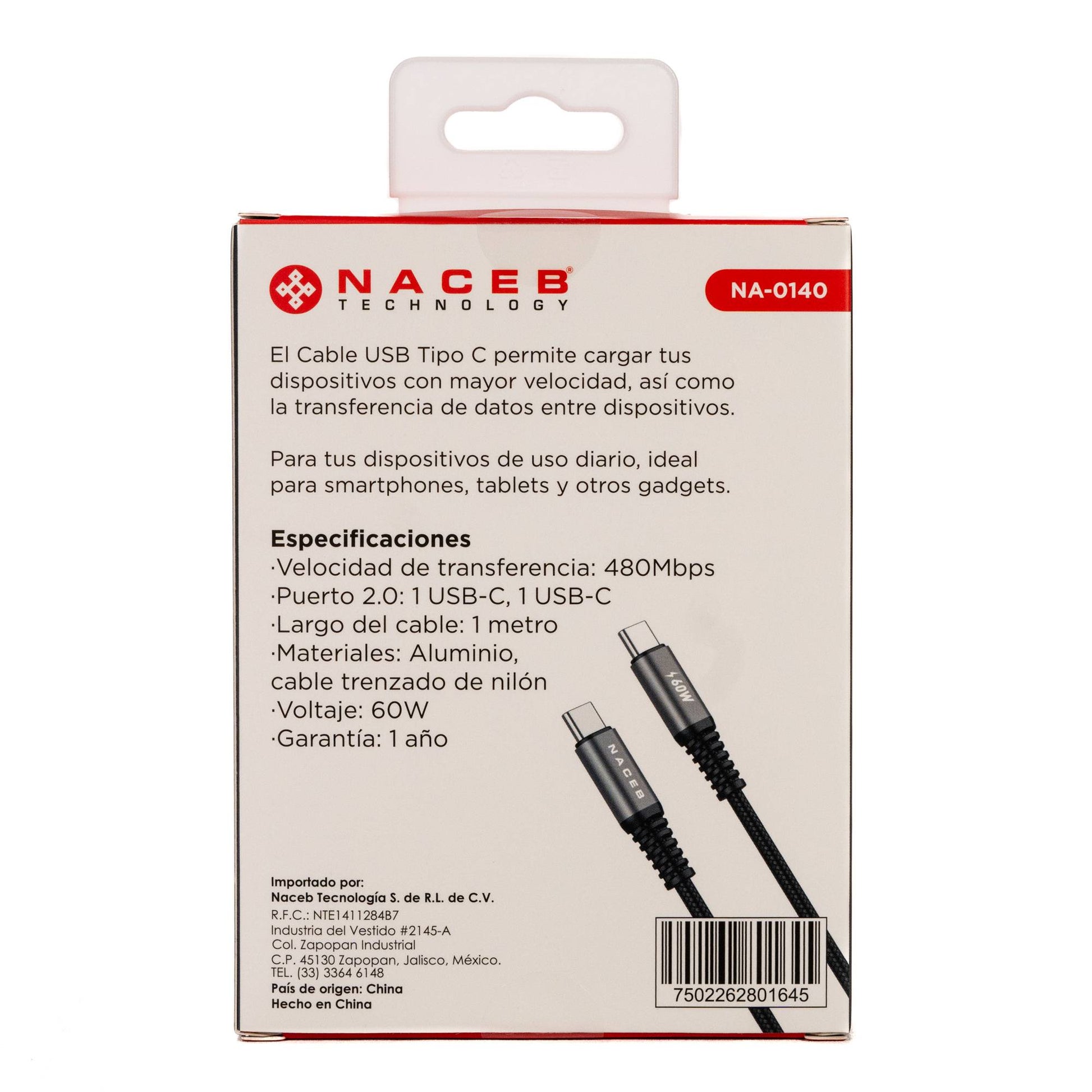 Cables USB Naceb Technology NA-0140 - Vista 2